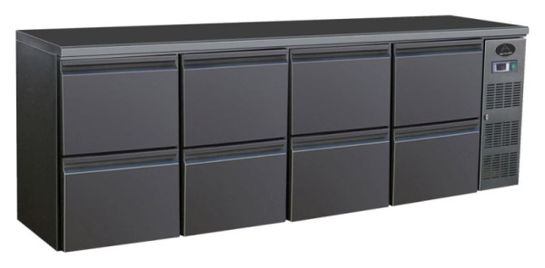 A&S Polarny flessenkoeltafel, 698L, 8 laden, BBC480