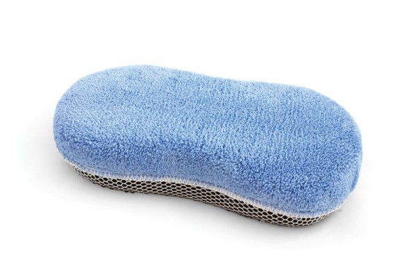 De Witte microfiber carwash spons blauw, 480.400.230