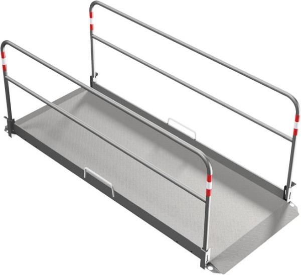 Schake slootbrug van aluminium, breedte: 1,00 m, lengte: 2,70 m, 20282