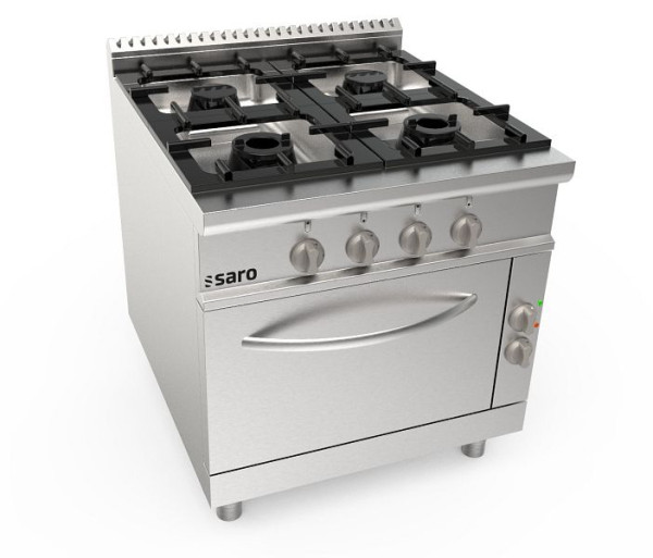 Saro gasfornuis + elektrische oven 4 branders LQ, 423-8025