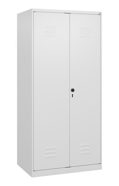 C+P Umkleidespind Classic PLUS, Doppel-Spind, 2 Abteile, 1700x800x500mm, 9016/9016, Drehriegel, 0800027-22P S10012