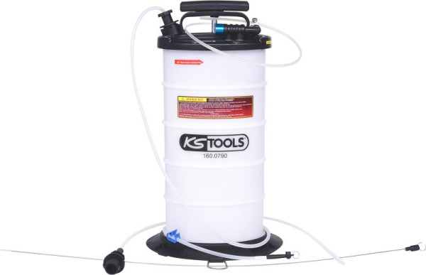 KS Tools vacuümzuigpomp 9,5 liter inclusief 4 sondes, 160.0790