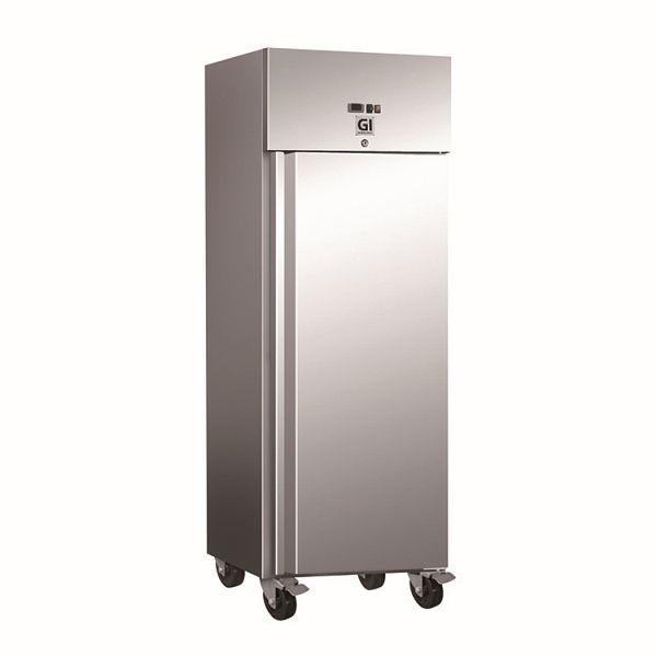 Gastro-Inox RVS 600 liter vriezer, convectiekoeling, netto inhoud 537 liter, 201.013