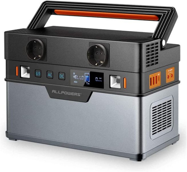 ALLPOWERS Portable Power Station 606Wh 164000mAh, 700W zonnegenerator met hoge capaciteit, S700