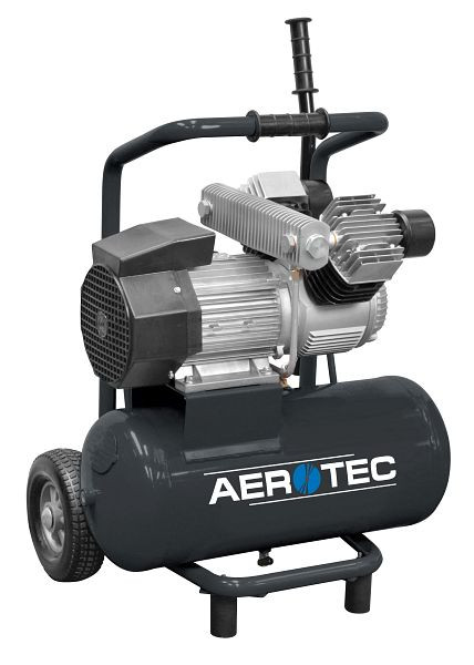 AEROTEC montagecompressor POWERPACK PRO -230 volt zuigercompressor oliegesmeerd 10 bar verrijdbaar, 2005001