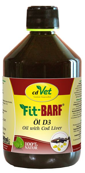 cdVet Fit-BARF Olie D3 500ml, 4178