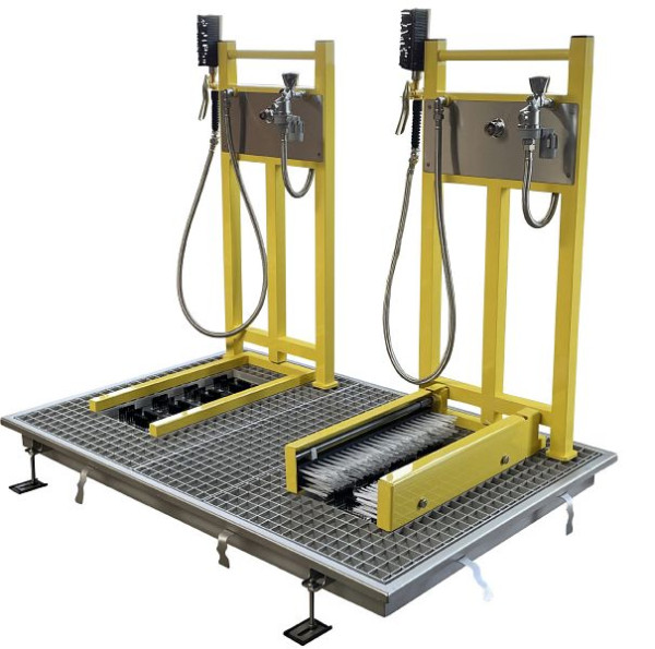 Bockermann dubbele schoen- en laarzenwasser superplat, STW 328-2