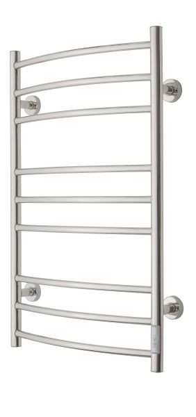 TVS ELDO 9 elektrische handdoekradiator, RVS gepolijst, met timer, 860 x 530 mm, ELDO9