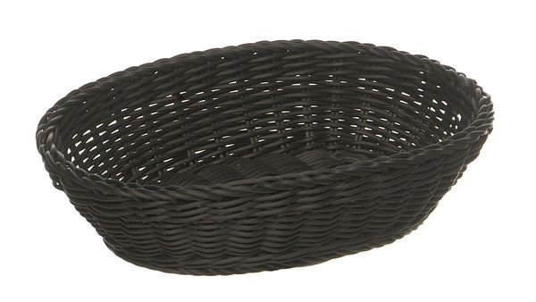 APS mand, ovaal, 25 x 19 cm, hoogte: 6,5 cm, polypropyleen, zwart, -PROFI LINE-, 50802