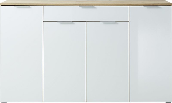 GERMANIA dressoir 3983, Navarra eiken imitatie / wit, 3983-242