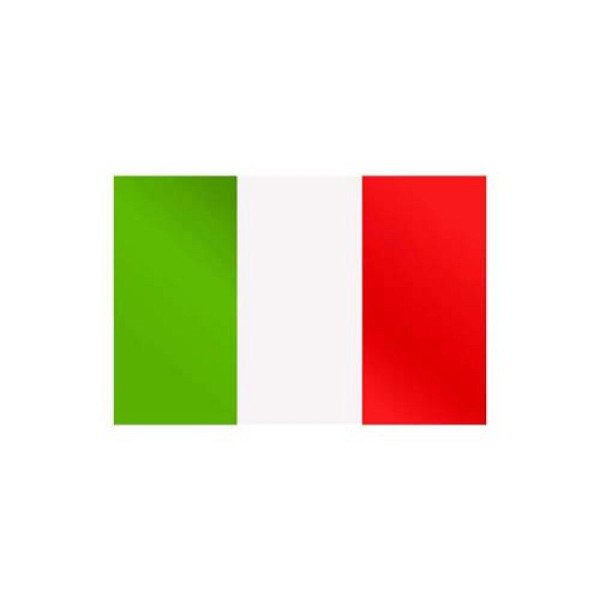 Stone HGS Italië landenvlag, 150 x 250 cm (liggend formaat), met touw en lus, FlagTop 110 g/m², voor vlaggenmasten vanaf 8 m, zonder ajourzoom, 27018
