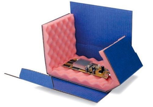 TransPak ESD-chipbox, geleidend, 200 x 140 x 50 mm, 40 stuks, 299482