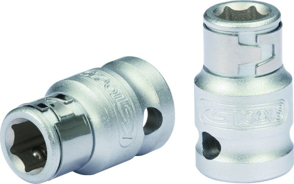 KS Tools 3/8" bit-adapterdop, 3/8" x 5/16", 28 mm, 911.4331