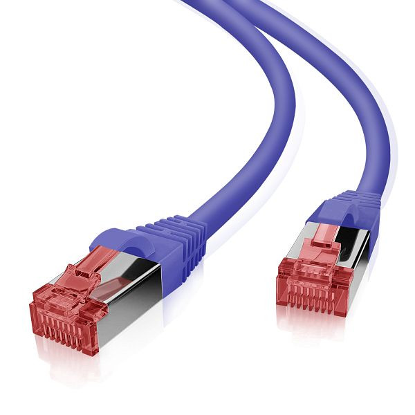 Helos patchkabel S/FTP Cat 6 paars 20,0m, 191042