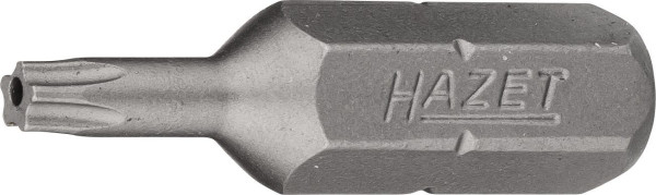 Hazet 5-ster bit, volle zeskant 6,3 (1/4 inch), inwendig 5-ster profiel met spie, 10H, 2225-10H