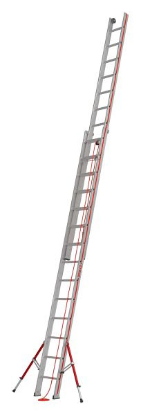 HYMER-kabelladder, tweedelig, 2x14 sporten, lengte ingeschoven 4,18 m / uitgeschoven 7,26 m, 605128