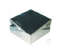 JUCHHEIM Labor-Brandschutzwanne, 350 x 350 x 150 mm, Edelstahl, S0200