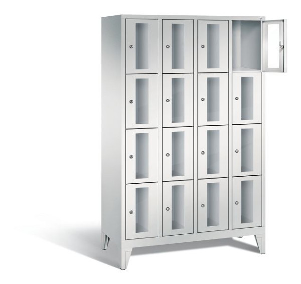 C+P lockerkast Classic, H1850xB1190xD500mm, kleur: lichtgrijs, 8010A404 S10000