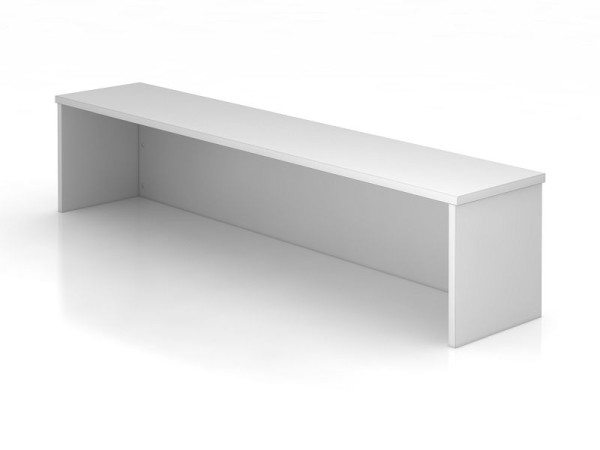 Hammerbacher werkblad 160cm, 1OH grijs, 160x32x35 cm (BxDxH), VWB16/5