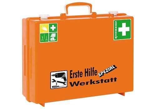 DENIOS Erste-Hilfe-Koffer Beruf Spezial "Werkstatt", Basisinhalt nach DIN, 164-915