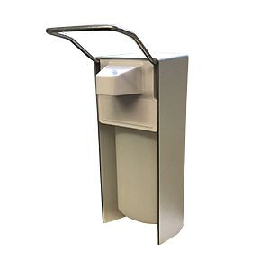 RMV desinfectie dispenser incl. lege fles 500 ml aluminium behuizing, RMV20.019