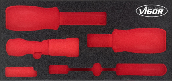 VIGOR 2-componenten zachtschuiminleg, afmetingen inzet / lademaat: S (188 x 393 x 35 mm), gebruik: V5017, V5017-L