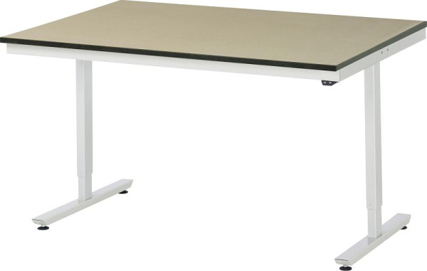 RAU werktafel serie adlatus 150 (elektrisch in hoogte verstelbaar), MDF werkblad, 1500x720-1120x1000 mm, 08-AT-150-100-F