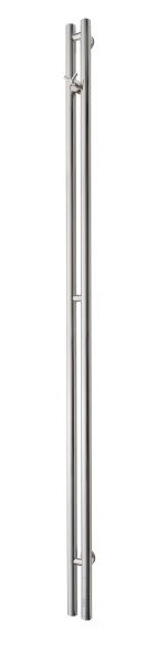 TVS elektrische handdoekradiator PLUS 2, gepolijst staal, 1800 x 80 mm, PLUS2ST