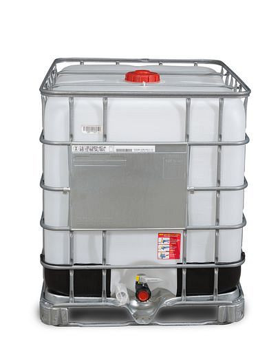 DENIOS IBC gevaarlijke stoffen container, EX, stalen skids, 1000 liter, NW150, schenktuit NW50, EVOH, 277-811