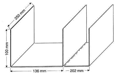 DENIOS jerrycanhouder van aluminium voor 3 ruimtebesparende jerrycans, 164-205