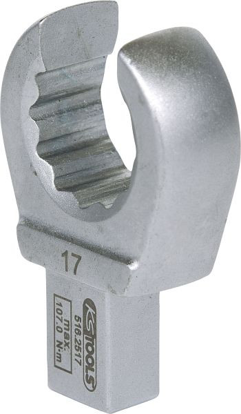 KS Tools 9x12mm inzet ringsleutel open, 17mm, 516.2517