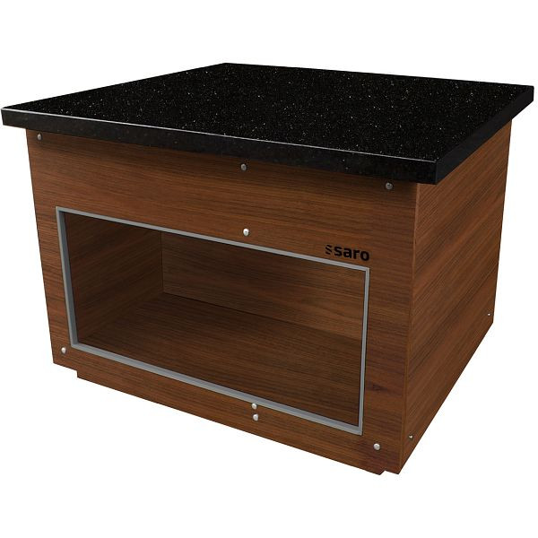 Saro neutraal element B 1000 mm, kleur WALNOOT, 366-2515