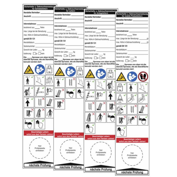 Stein HGS HGS basisplaten en gebruiksaanwijzing voor ladders, voor schuifladders, 30.c5127