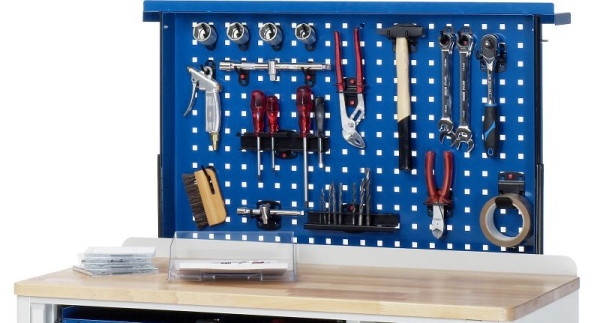 RAU geperforeerde wanduittrekinrichting voor gereedschapswagens, B1000xD110xH740mm, 09-LWB1000.11