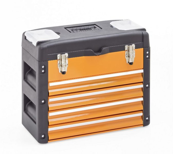 Metra Werkzeugkasten, 4 Schubladen orange, 10514, 4250417705142