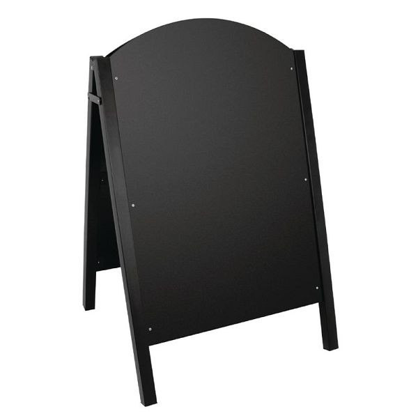 Olympia straatnaambord metaal zwart, CL009