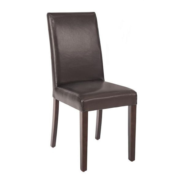 Bolero eetkamerstoelen kunstleer donkerbruin, VE: 2 stuks, GF955