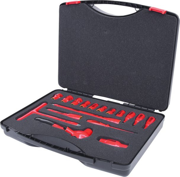 KS Tools 3/8" dopsleutelset met geïsoleerd gereedschap, 16-delig, 117.1850