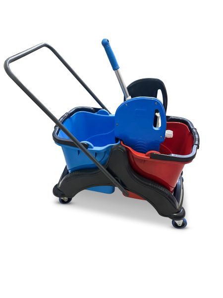 RMV professionele dubbele trolley PE 2 x 25 liter, RMV10.007
