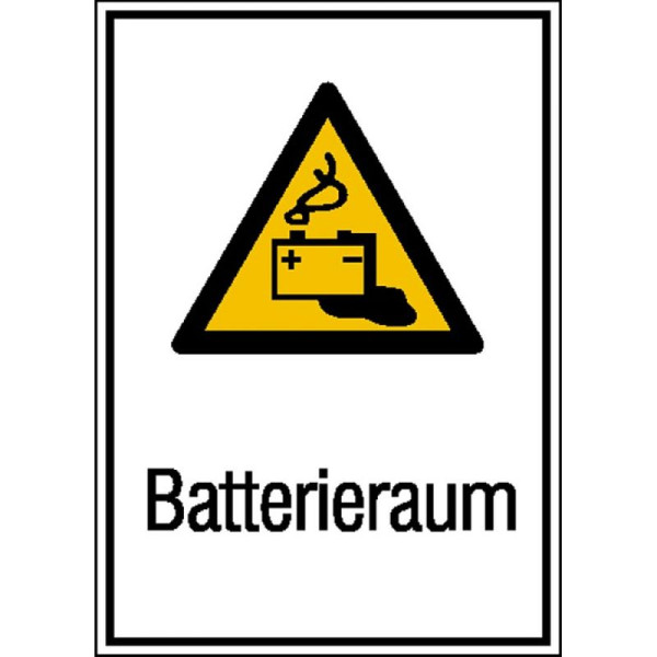 Stein HGS HGS elektrische markering/combinatiebord met waarschuwingsbord en extra tekst, batterijvak, 262 x 371 mm / kunststof, 43.1310