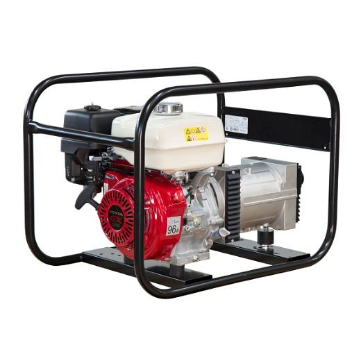 ELMAG stroomgenerator SEB 4100W-AVR met HONDA motor GX270 en AVR besturing, 53191