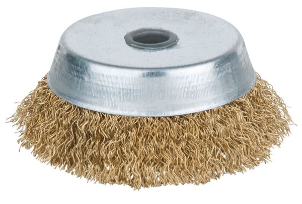 KS Tools BRONZEplus komborstel, tinbronsdraad, gegolfd, diameter 85 mm, 963.9597