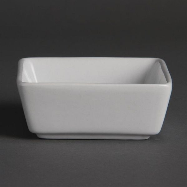 Olympia Whiteware vierkante amuseschalen 8,5cm, VE: 12 stuks, Y729