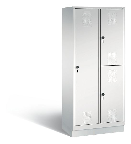 C+P cijferslot Evolo, H1800xW810xD500mm, kleur: lichtgrijs, 48620-22 S10026