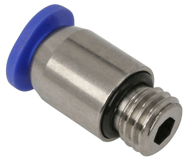 timmer B-GERM-3-M3-MSv-bl, Mini serie rechte inschroefkoppeling met binnenzeskant, slang-Ø: 3 mm, schroefdraad: M3, VE: 10 stuks, 03020200
