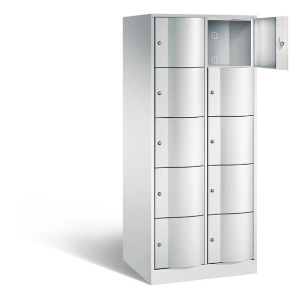 C+P XL lockerkast Resisto, H1950xB772xD640mm, kleur: lichtgrijs, 8570-273 S10000