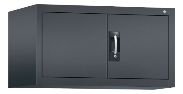 C+P bovenkast Acurado, H500xB930xD600mm, kleur: zwart-grijs, verzonken handgreep, 9294-000 S10018
