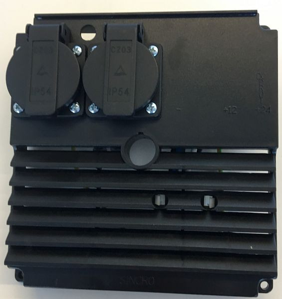 ELMAG deksel met stopcontacten (voor generator, ER/EW-AC/EP/EK) met 2x Schuko 230 volt, 9503104