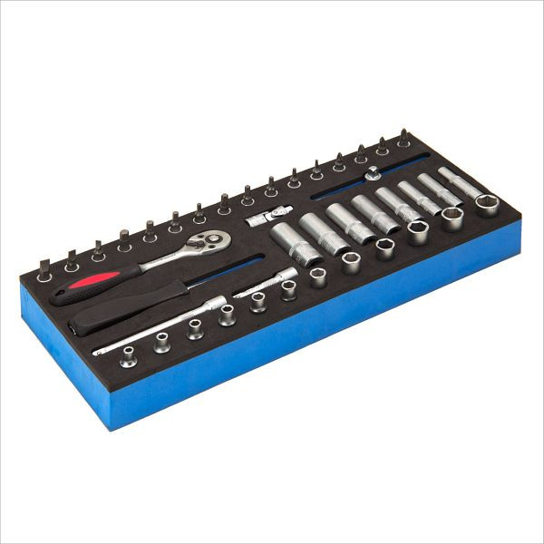 ADB dopsleutelset 1/4"; 42-delig, 22208