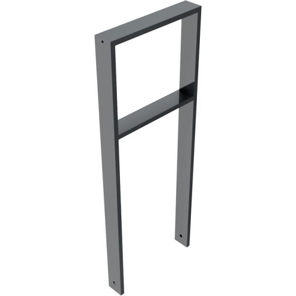Stone HGS leunbalk/barrière -Spiekeroog- met dwarsbalk, 450mm /gecoat DB 703, 459.045b